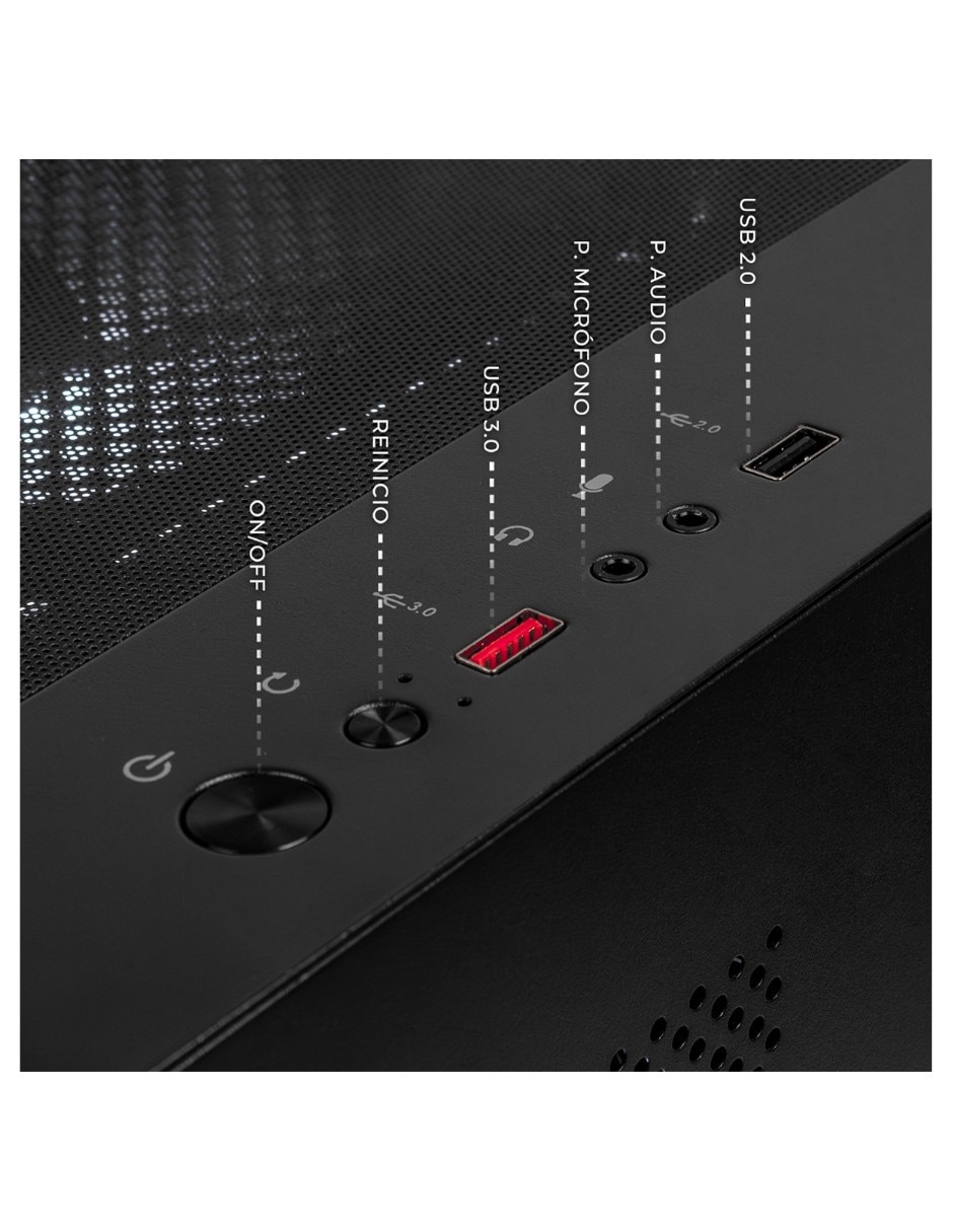Computadora gamer xtreme pc gaming xtbrr732gb7600pb amd ryzen 7 amd radeon rx 7600 16 GB RAM 1 TB SSD