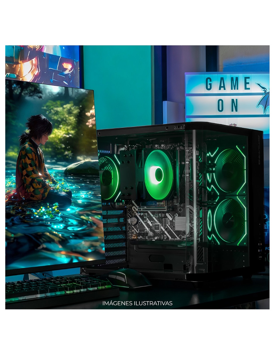 Computadora gamer dxt gaming dxtu916gb5xemtpb 27 pulgadas Full HD Intel core ultra 9 integradas 16 GB RAM 1 TB SSD