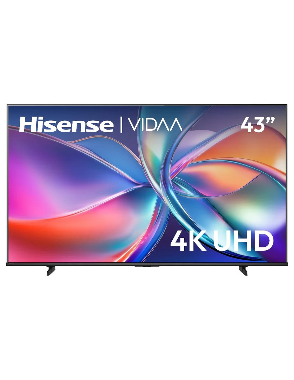 Pantalla smart tv hisense qled de 4k/uhd 43qd6qv con vidaa con ai picture