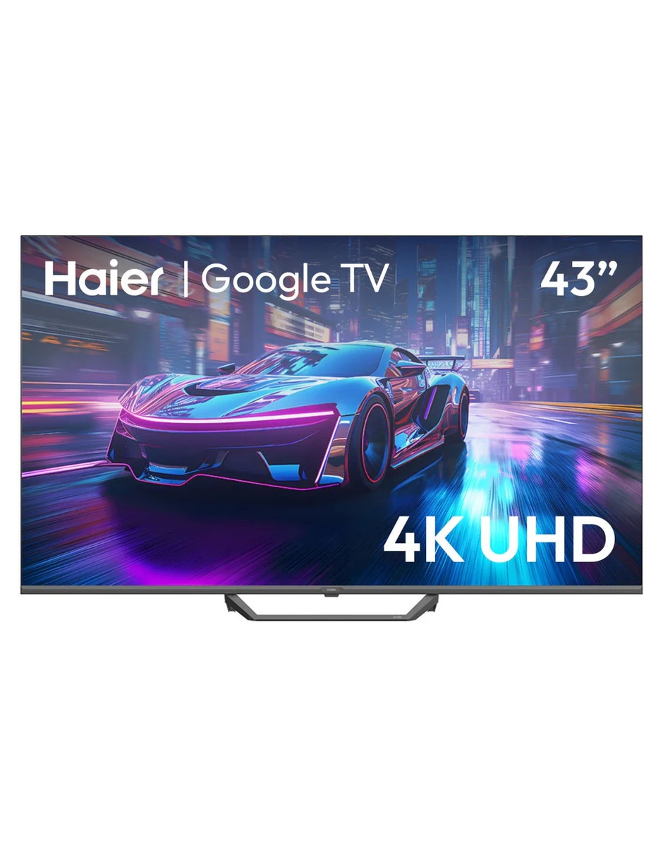 Pantalla smart tv qled de 4k/uhd h43s80fux con google tv con