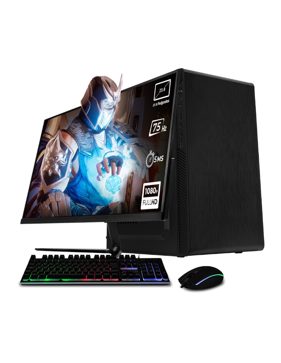 Computadora gamer xtaci516gbhd730mpb 23.8 pulgadas Full HD Intel core i5 Intel uhd graphics 730 16 GB RAM 500 GB SSD