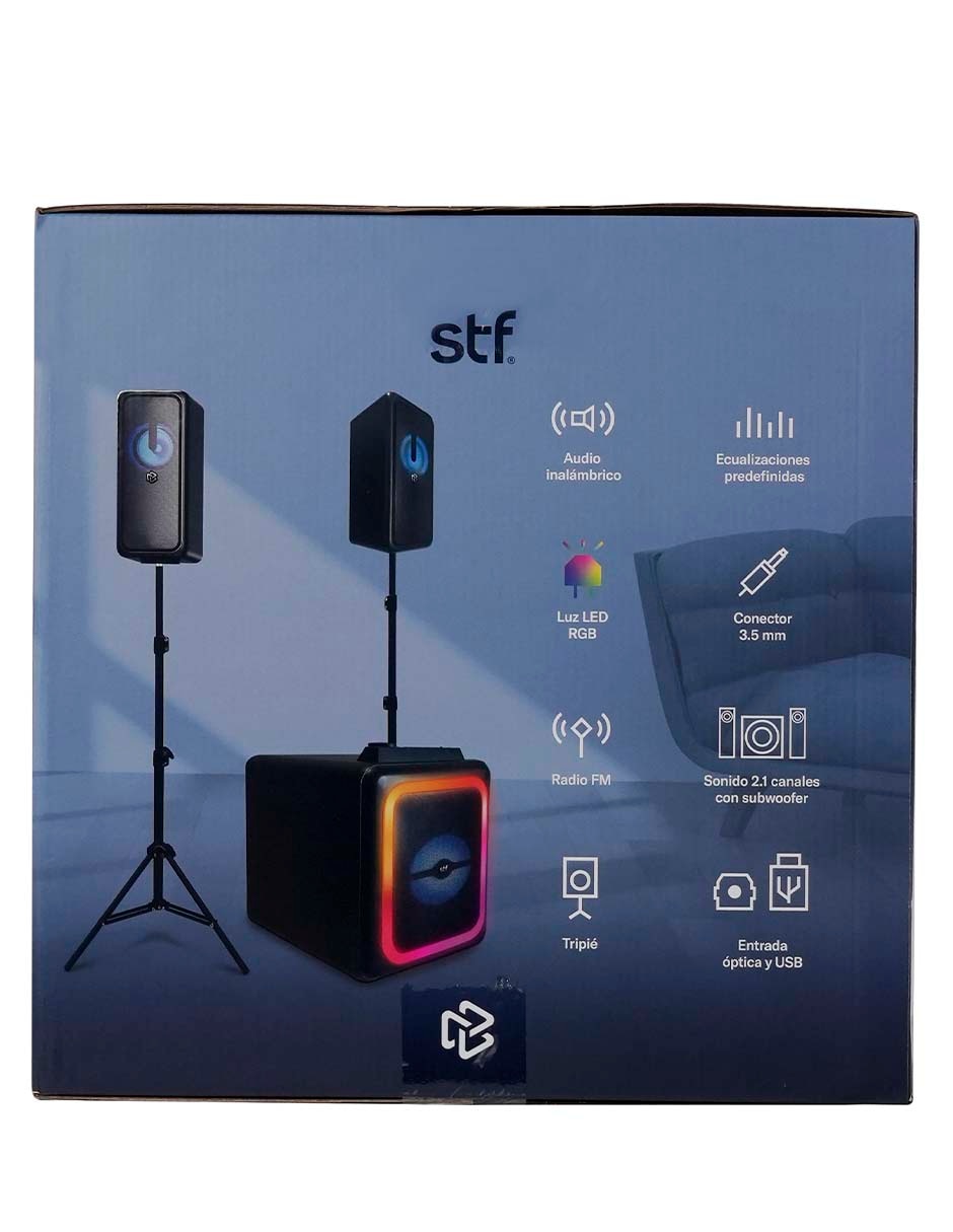 Set de bocinas Stf home audio bluetooth