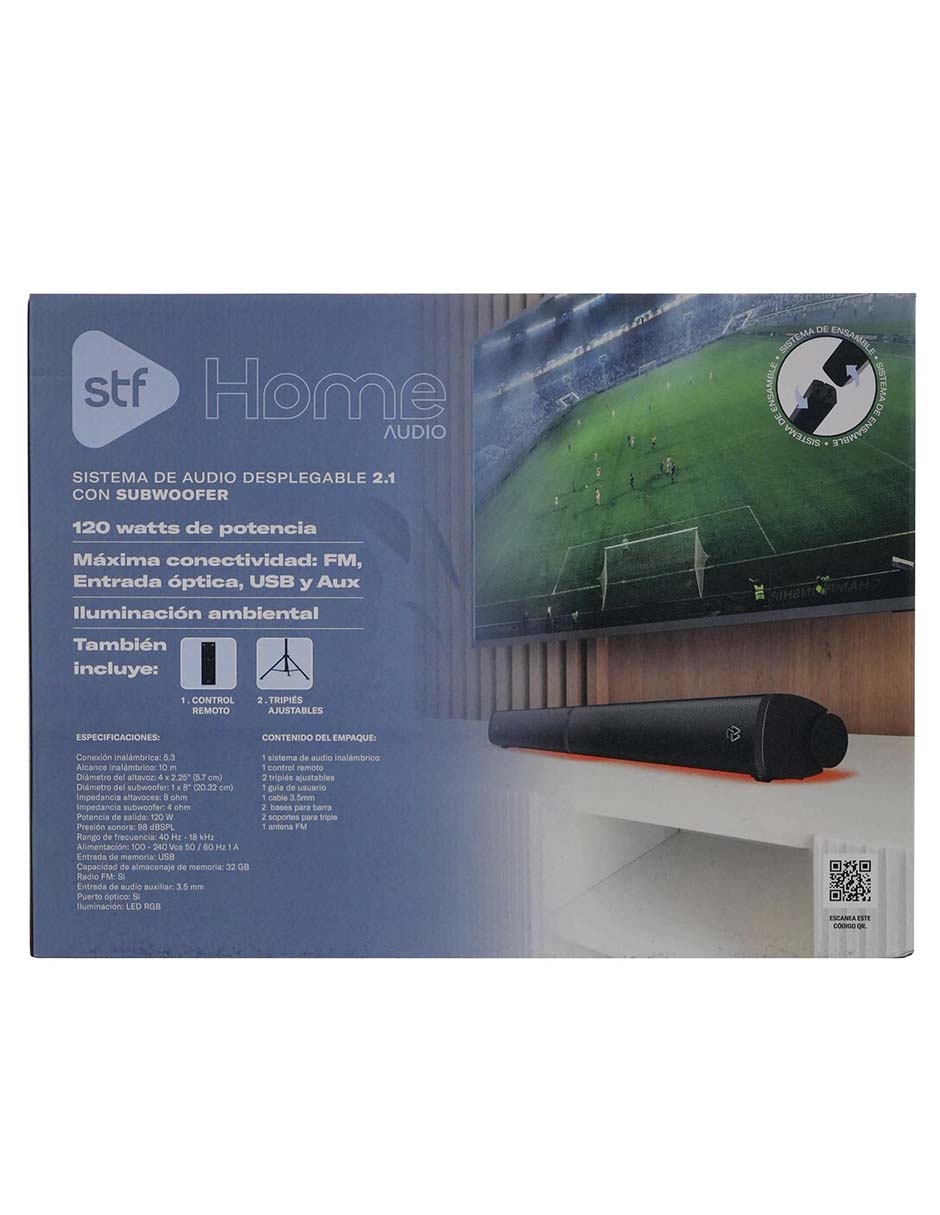 Set de bocinas Stf home audio inalámbrica