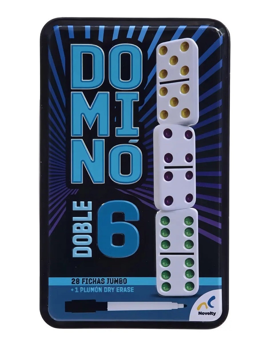 Juego mesa dominó doble 6 jumbo juegos de mesa