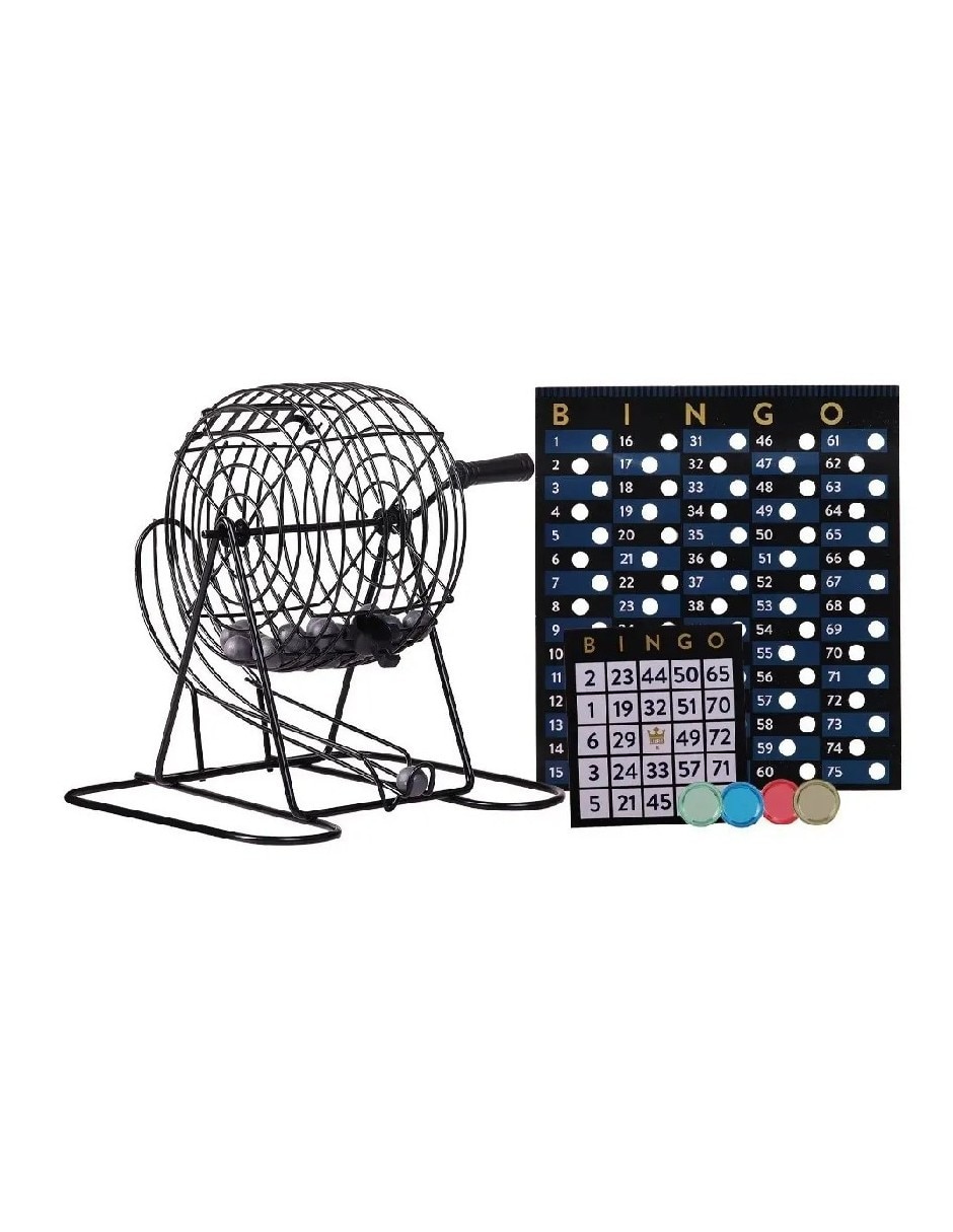 Juego de bingo metálico novelty juegos de mesa