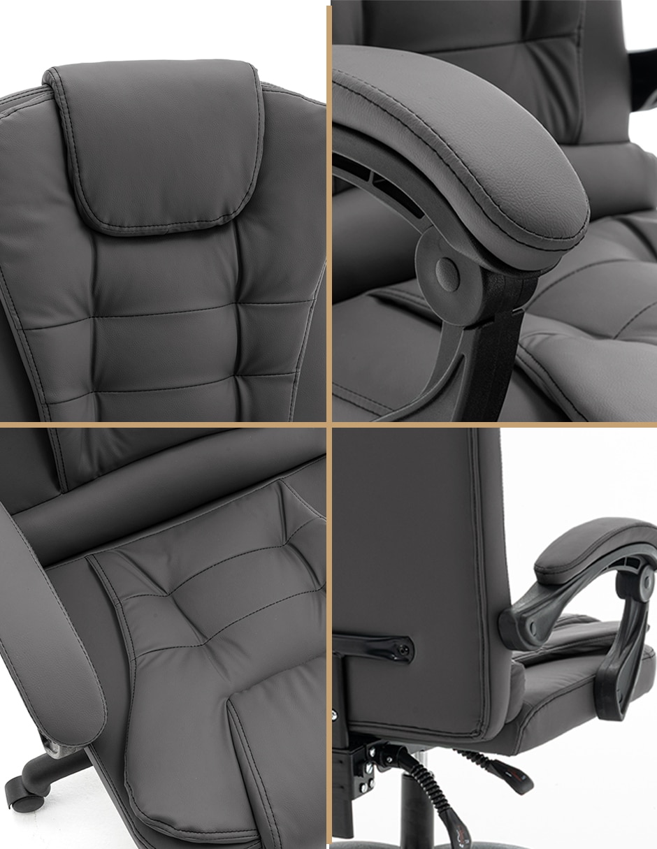 Silla de escritorio pu ejecutiva ABS