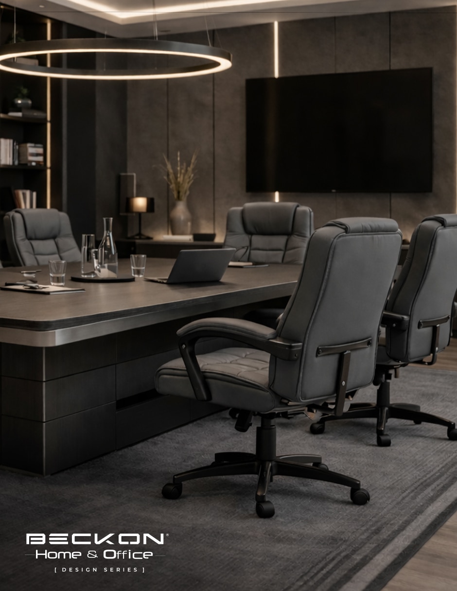 Silla de escritorio pu ejecutiva ABS