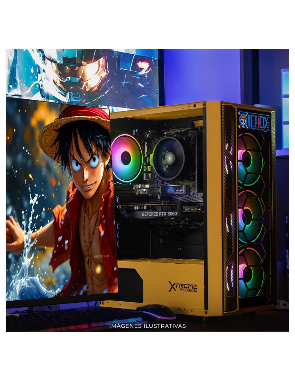 Computadora gamer xtreme pc gaming xtpcr716gb5060le amd ryzen 7 nvidia geforce rtx 5060 16 GB RAM 1 TB SSD