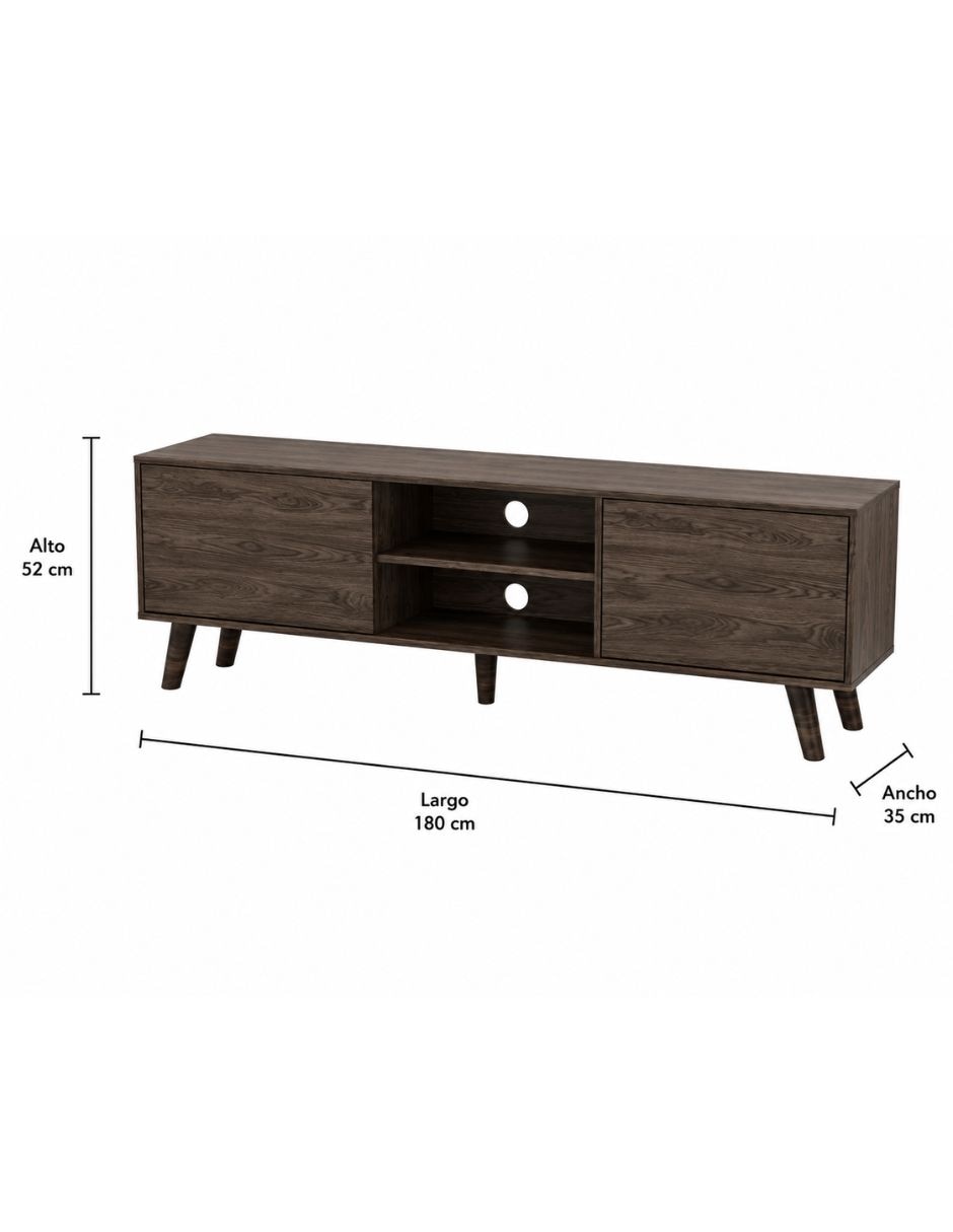 Mueble de tv armable excelsior de mdp
