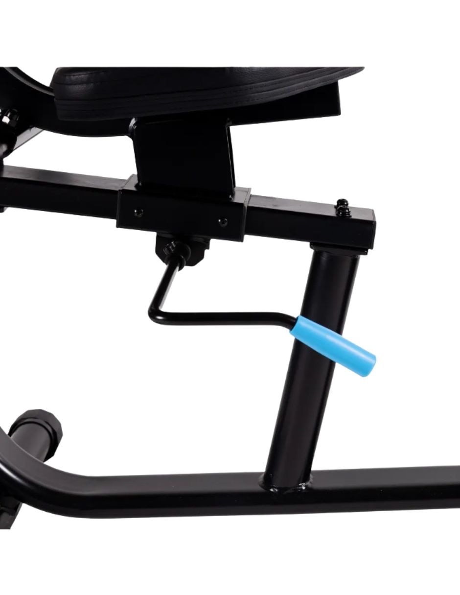 Bicicleta recumbente unifitness modelo ufex0023 de acero y plástico