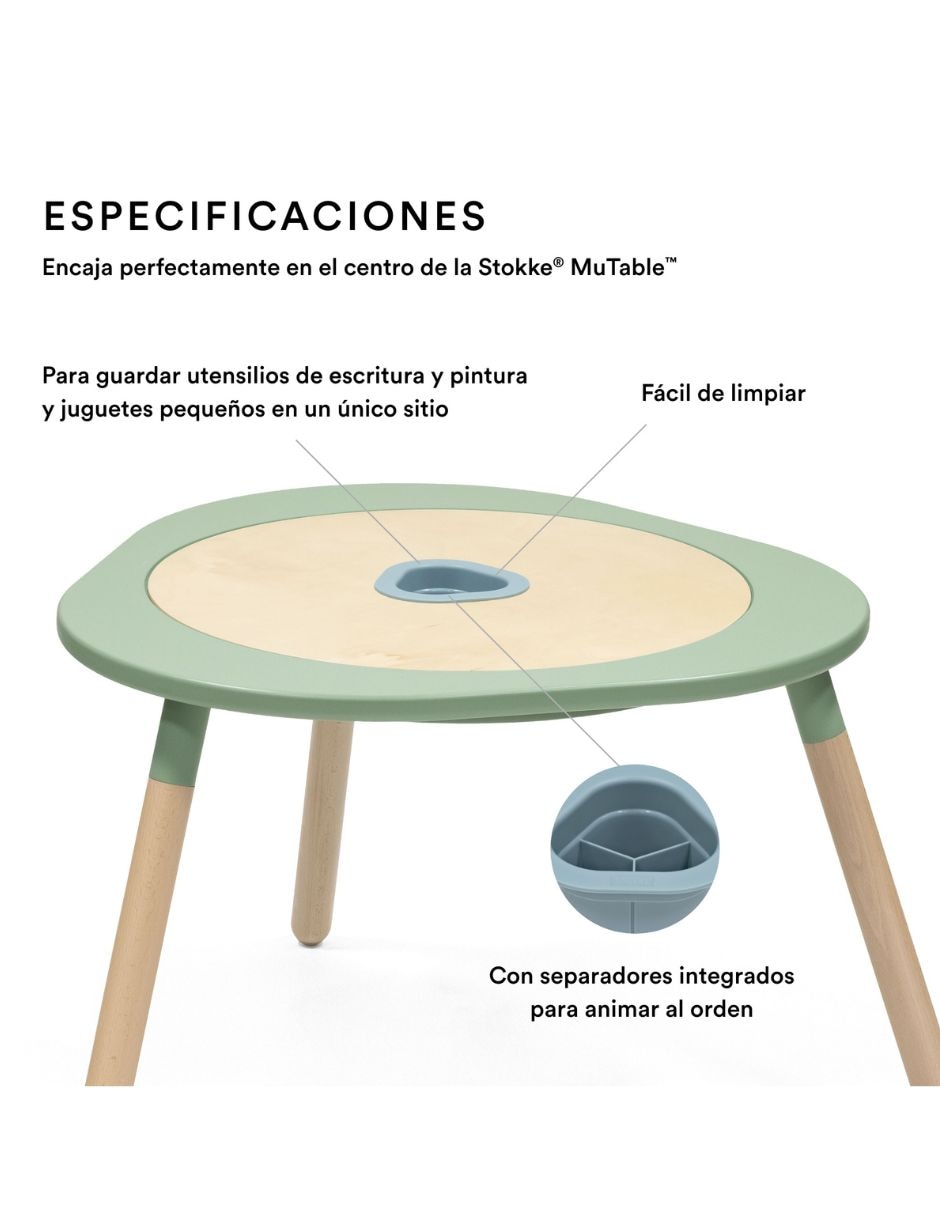 Porta lápices Stokke de plástico