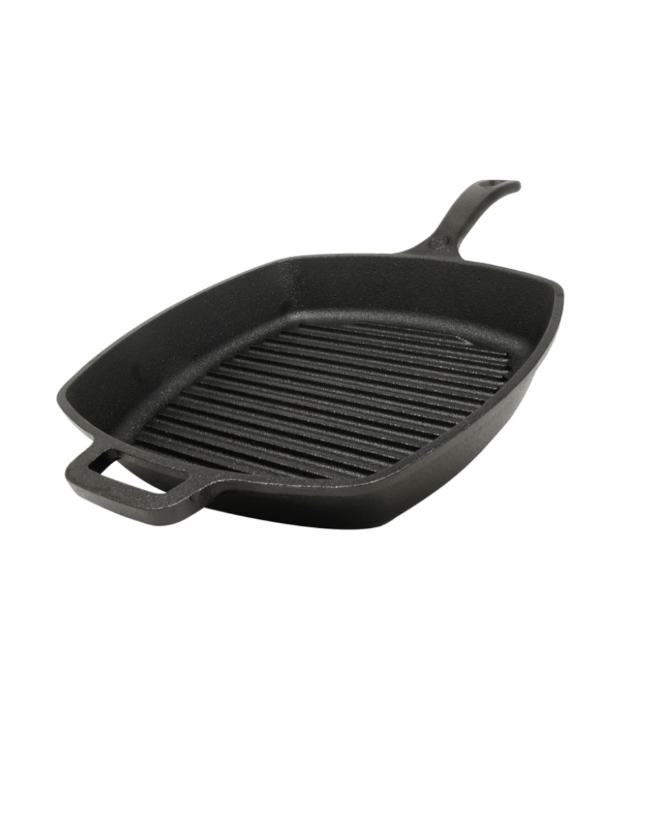 Sartén grill de hierro fundido 1 pieza