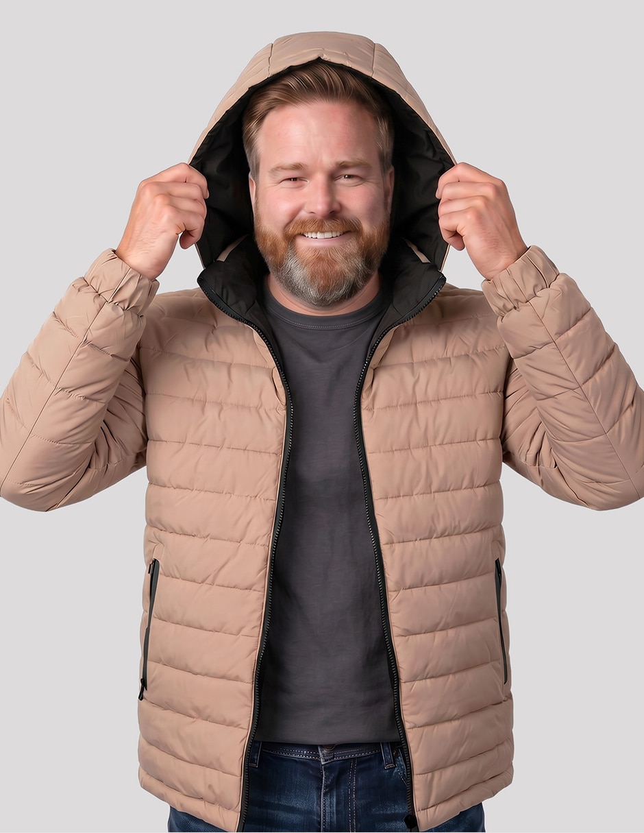 Chamarra casual reversiblereversible para hombre 4
