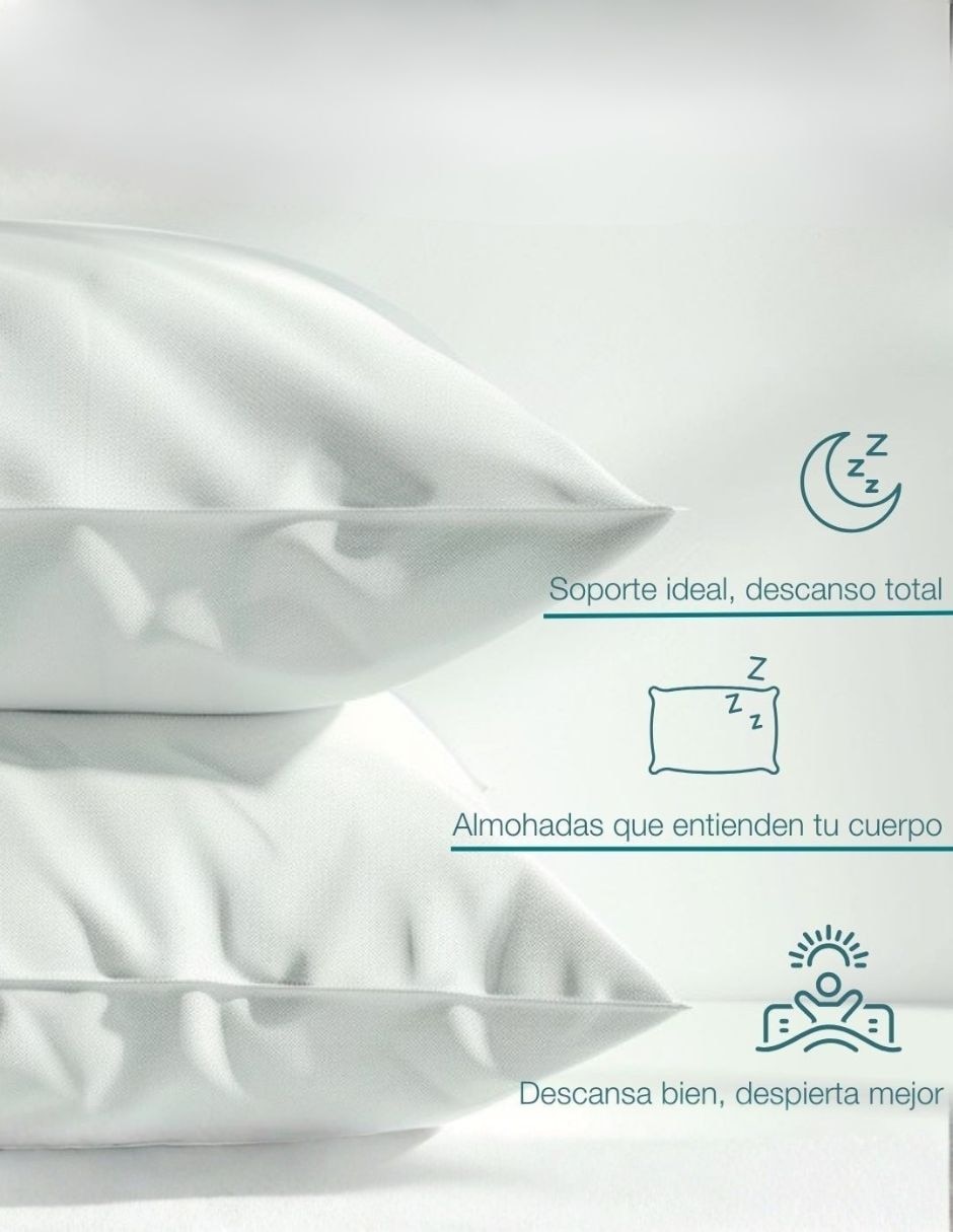 Set de almohada Stefano Zanni Triple ZZZ firmeza Firme