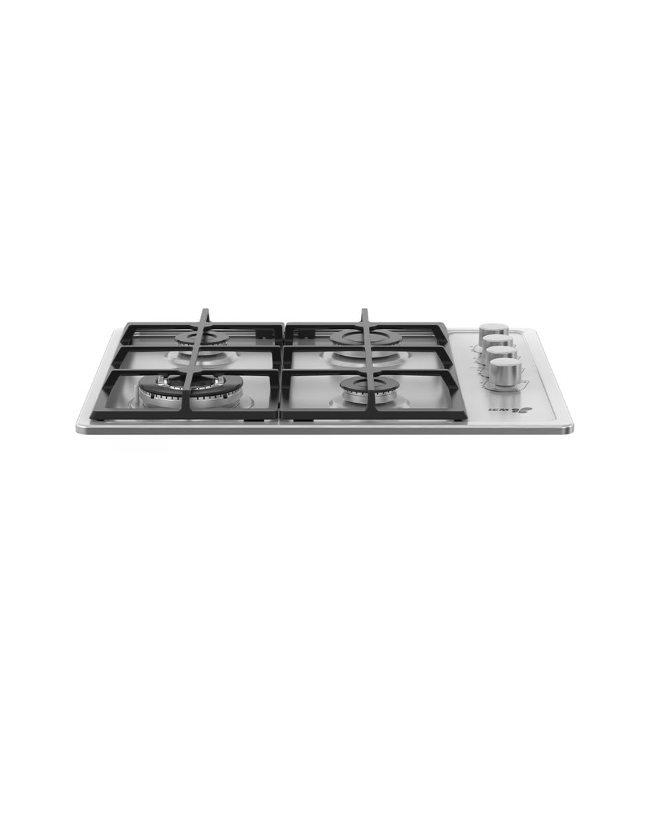 Parrilla mabe pi6005i de acero inoxidable