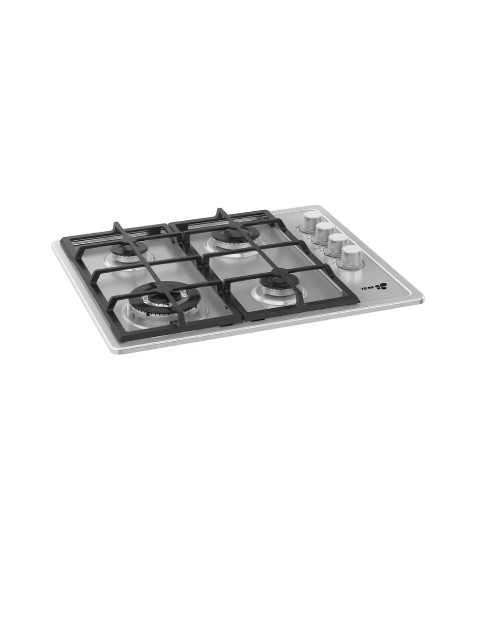 Parrilla mabe pi6005i de acero inoxidable