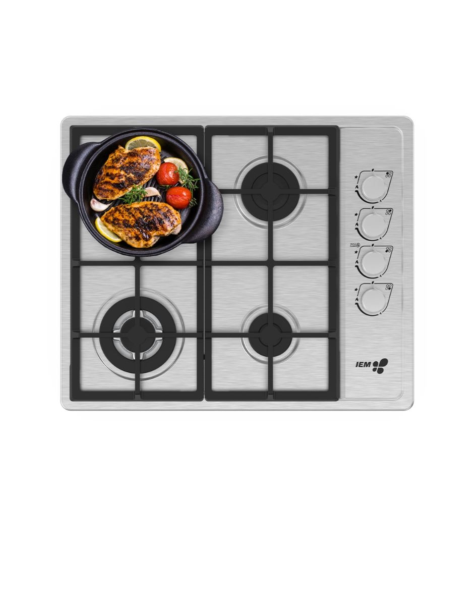 Parrilla mabe pi6005i de acero inoxidable