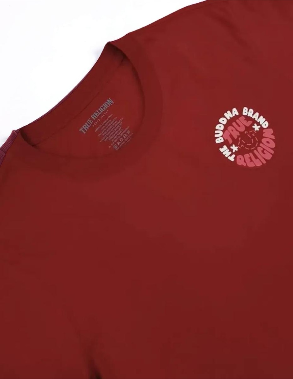 Playera true religion bubble warp cuello redondo para hombre