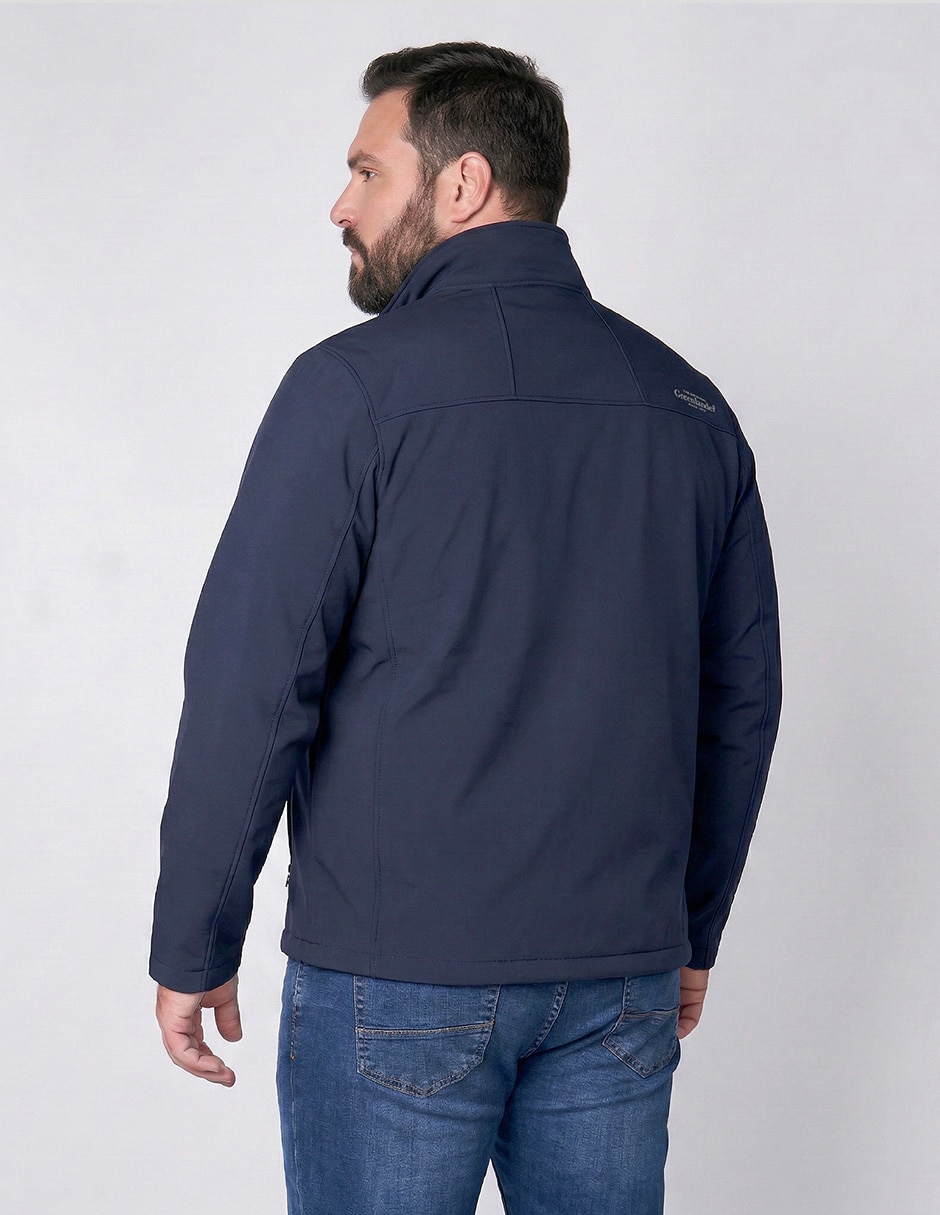 Chamarra casual greenlandercon bolsillos para hombre