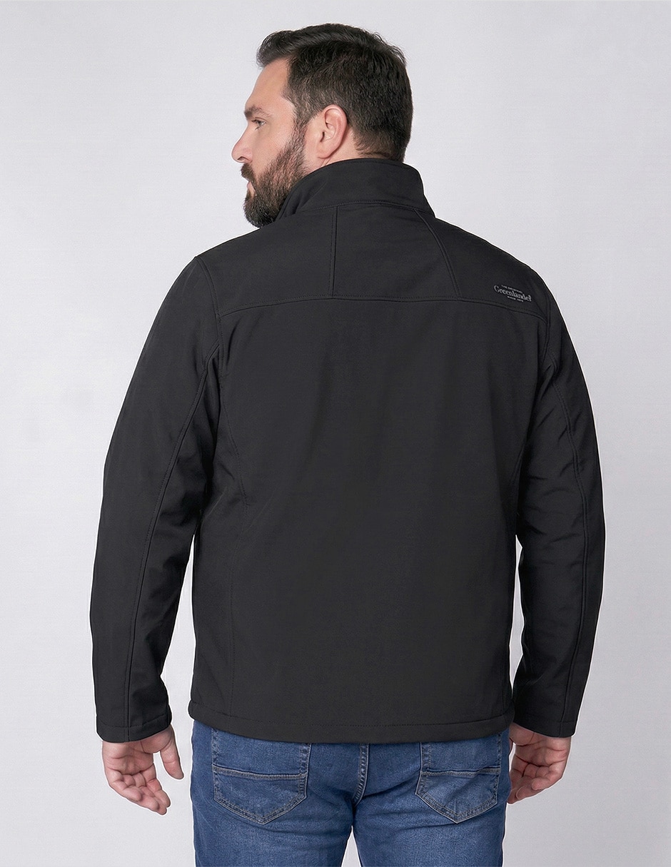 Chamarra casual greenlandercon bolsillos para hombre 2