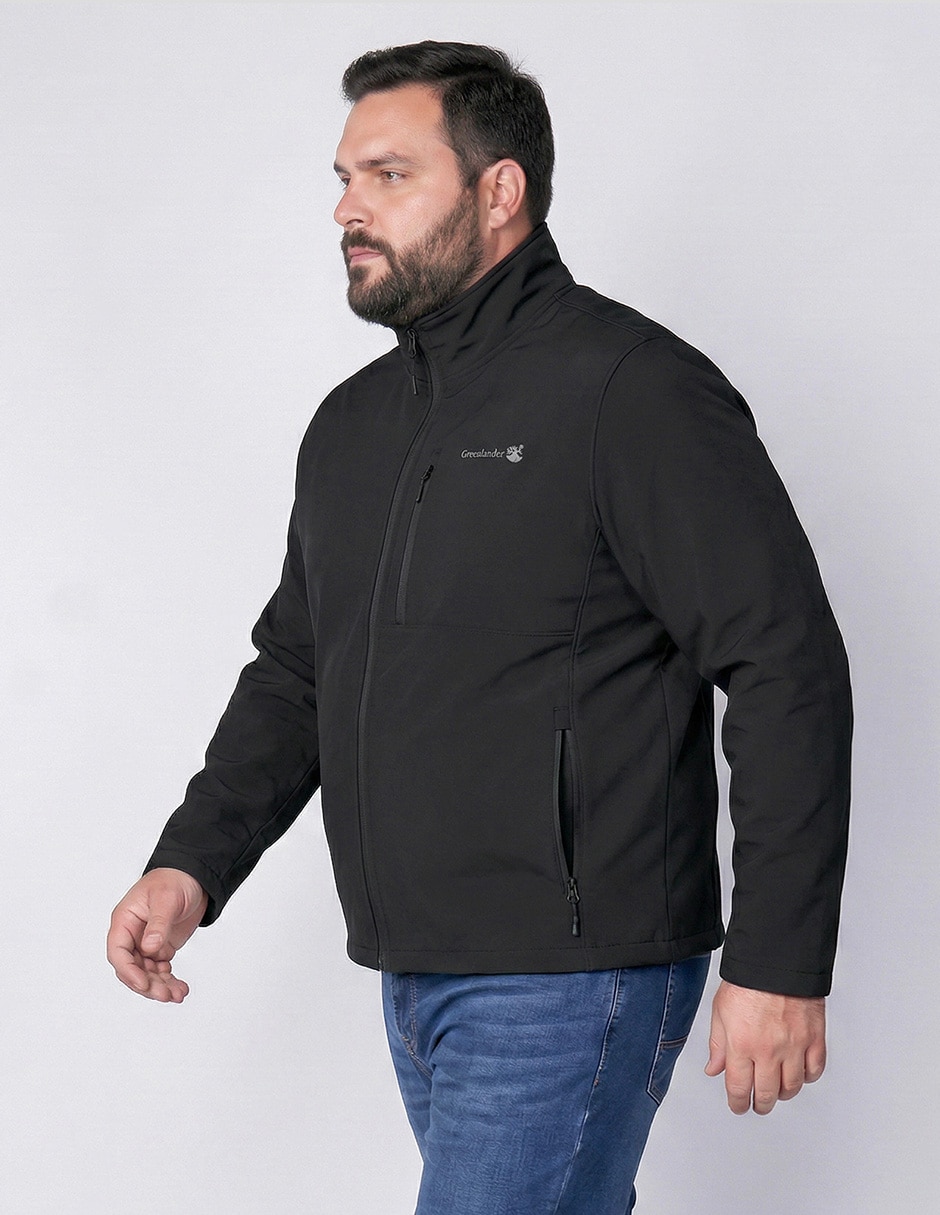 Chamarra casual greenlandercon bolsillos para hombre 3