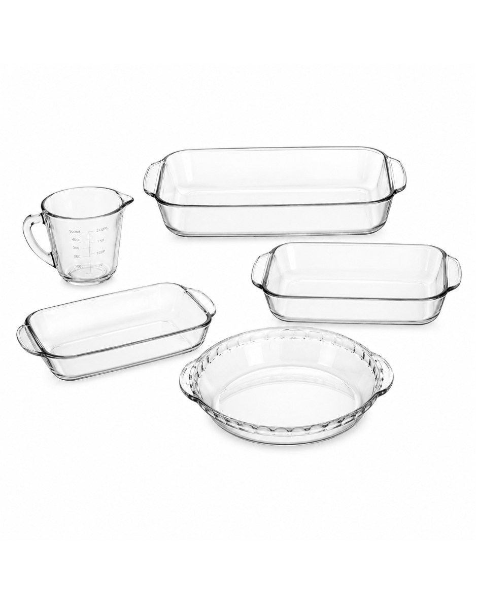 Set refractario de vidrio para hornear