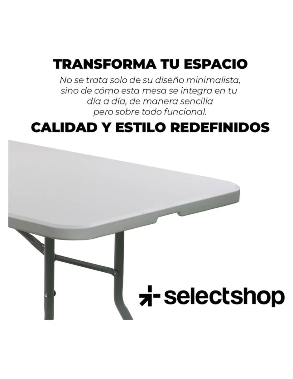 Mesa plegable selectshop mesa plegable