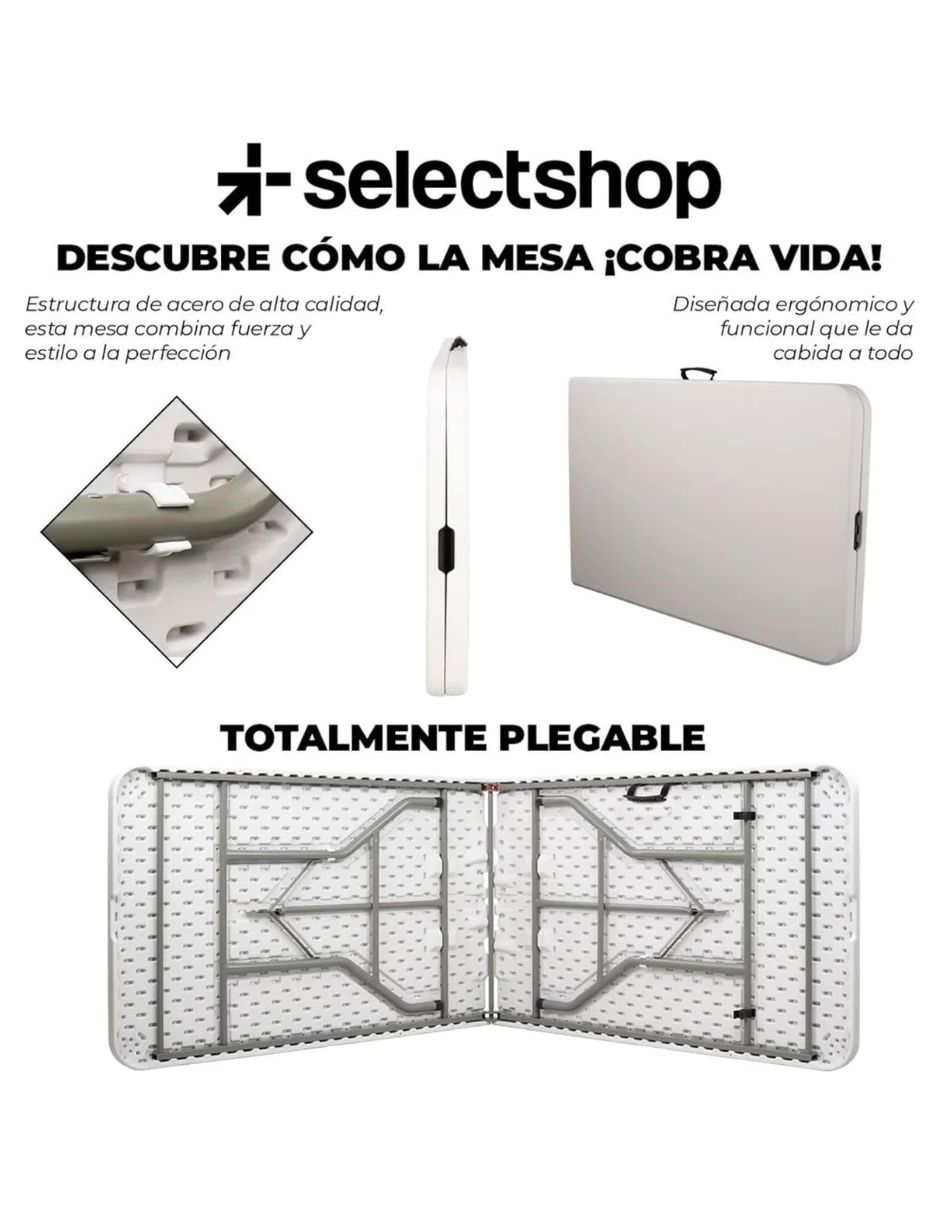Mesa plegable selectshop mesa plegable