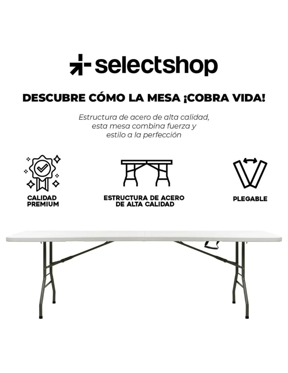 Mesa plegable selectshop mesa plegable