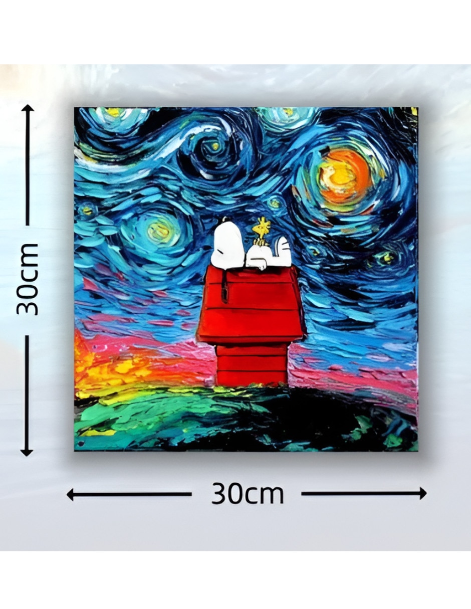Set pinturas Noche Estrellada técnica Impresión Xtellar