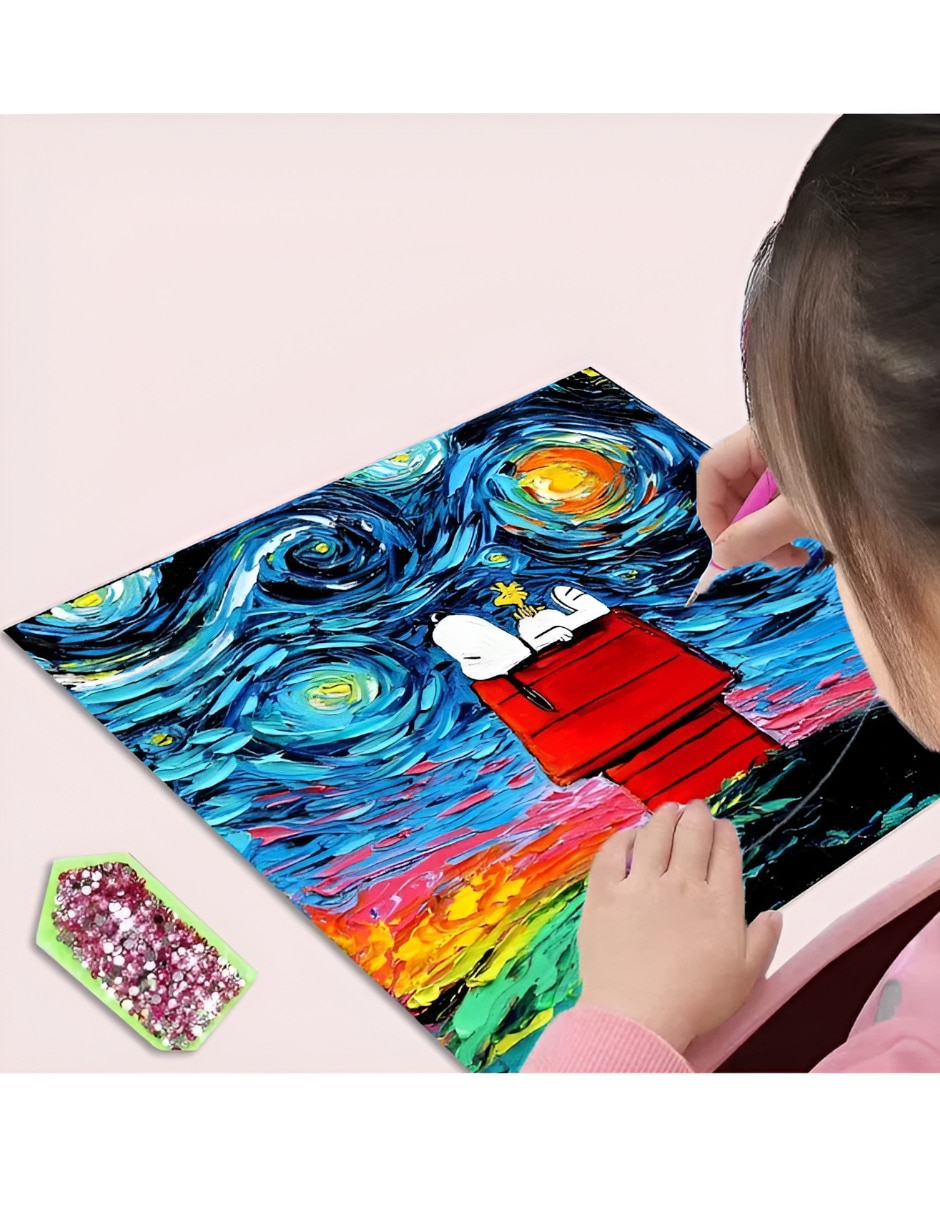 Set pinturas Noche Estrellada técnica Impresión Xtellar