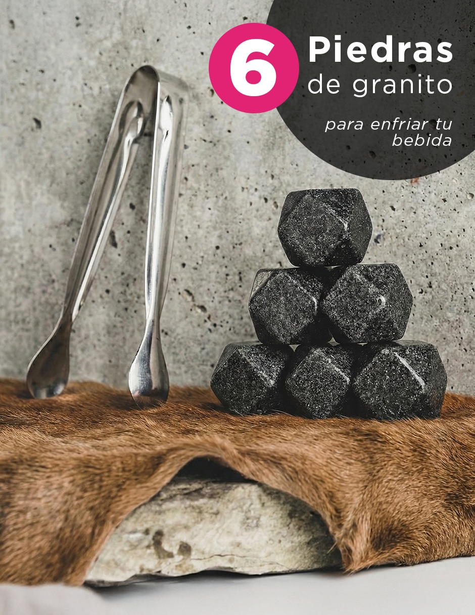 Hielo reusable piedra whiskey stones cork 3