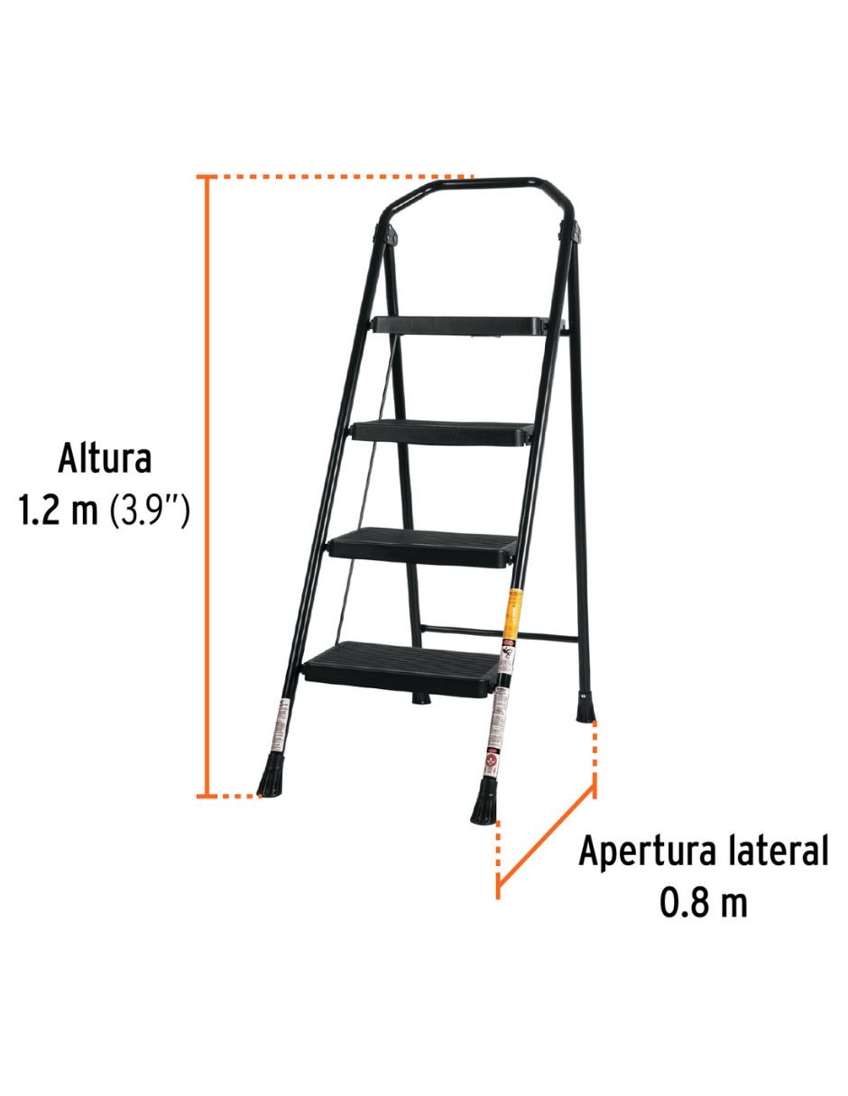 Escalera de tijera truper de acero