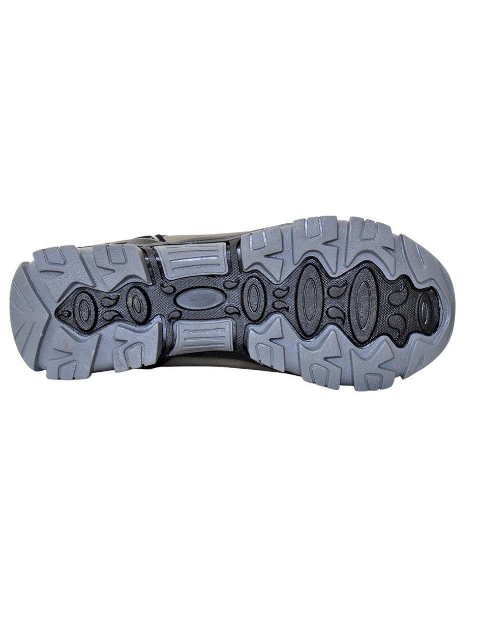 Botín Kuali Shoes senderismo de piel sintética para hombre