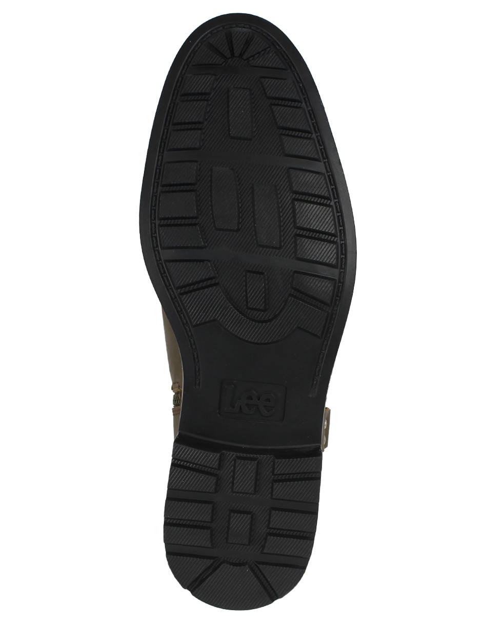 Bota lee de piel para hombre