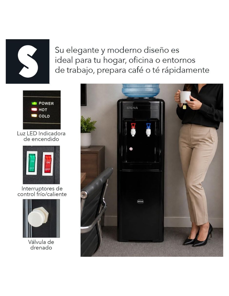 Dispensador de agua eléctrico signa el68c