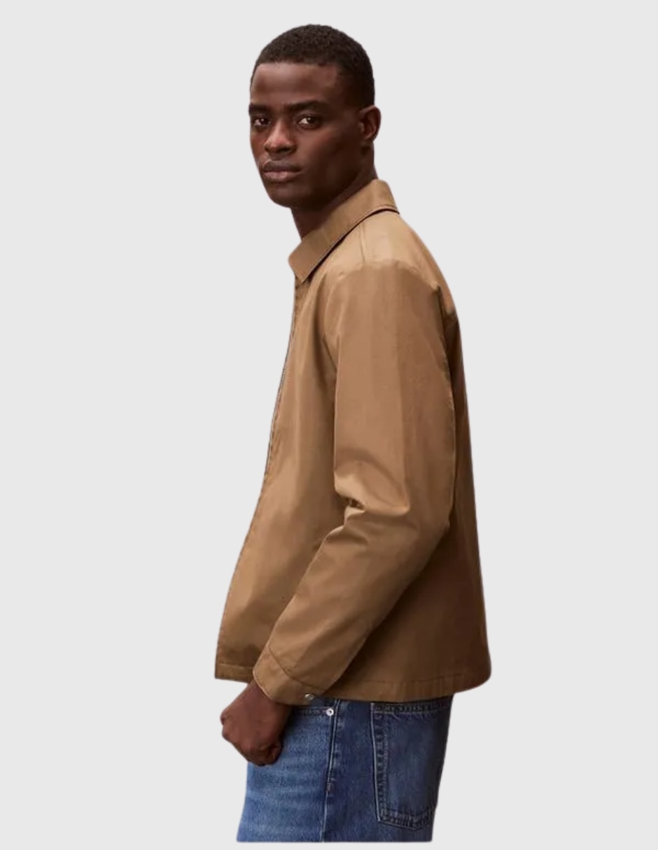 Chamarra casual Calvin kleinde algodón con bolsillos para hombre
