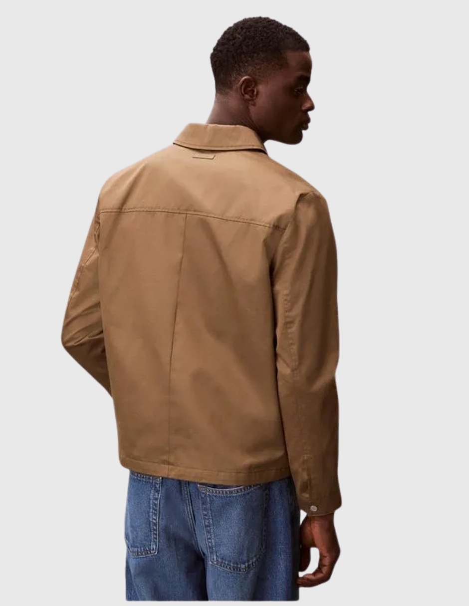 Chamarra casual Calvin kleinde algodón con bolsillos para hombre