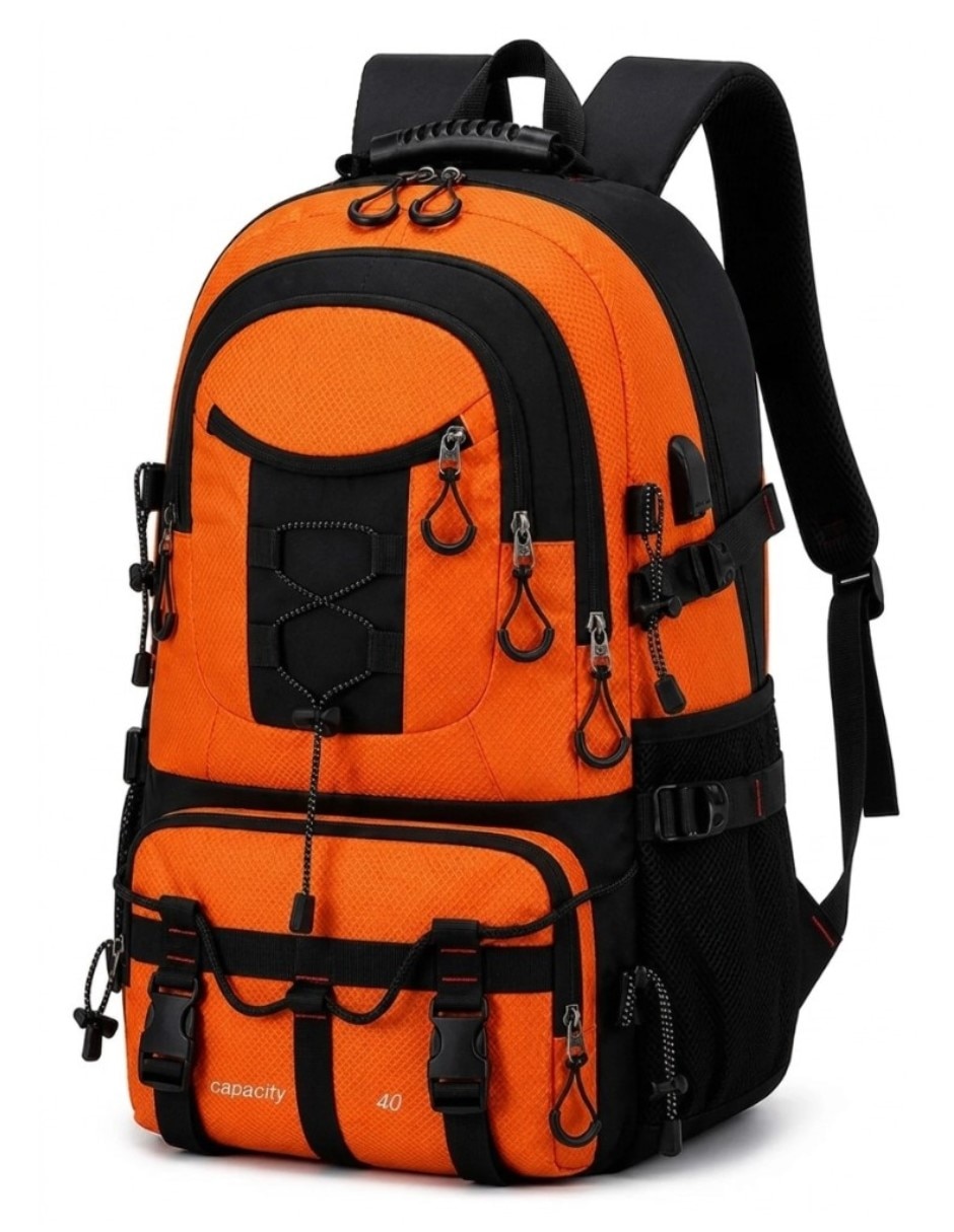 Mochila senderismo mochila para camping con puerto USBunisex