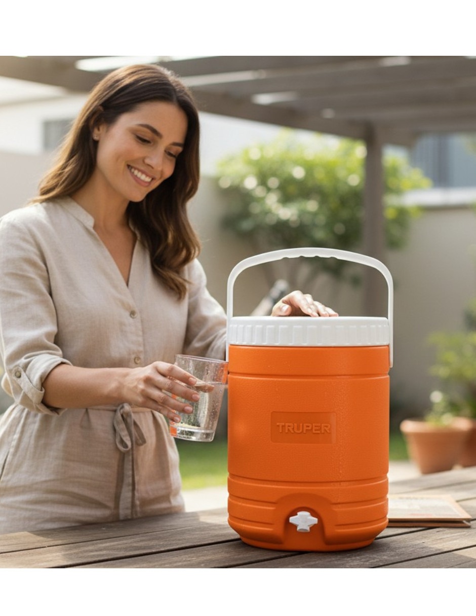 Termo Truper de plástico Linea dispensador con tapa rosca