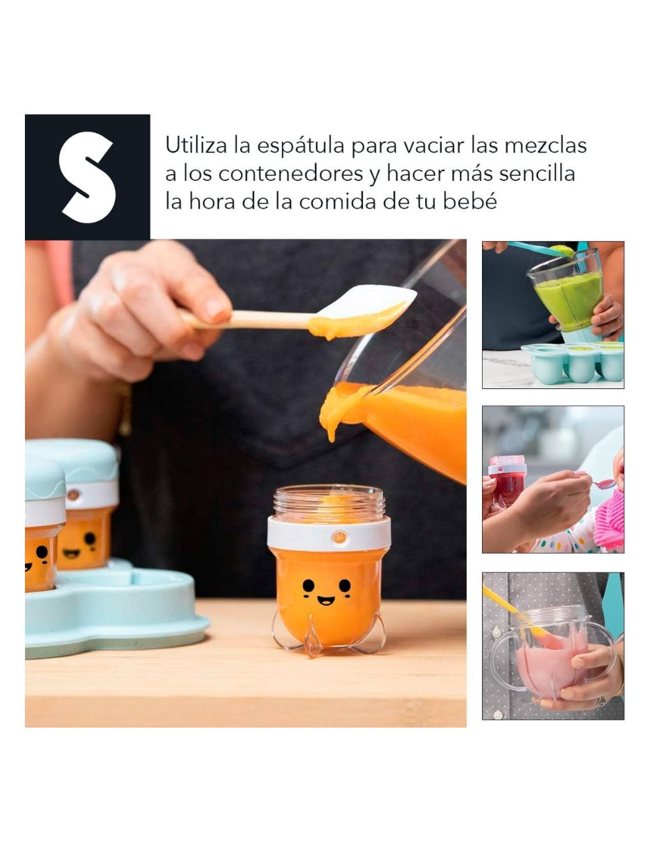 Procesador de alimentos para comida de bebé con cuchillas de metal 3