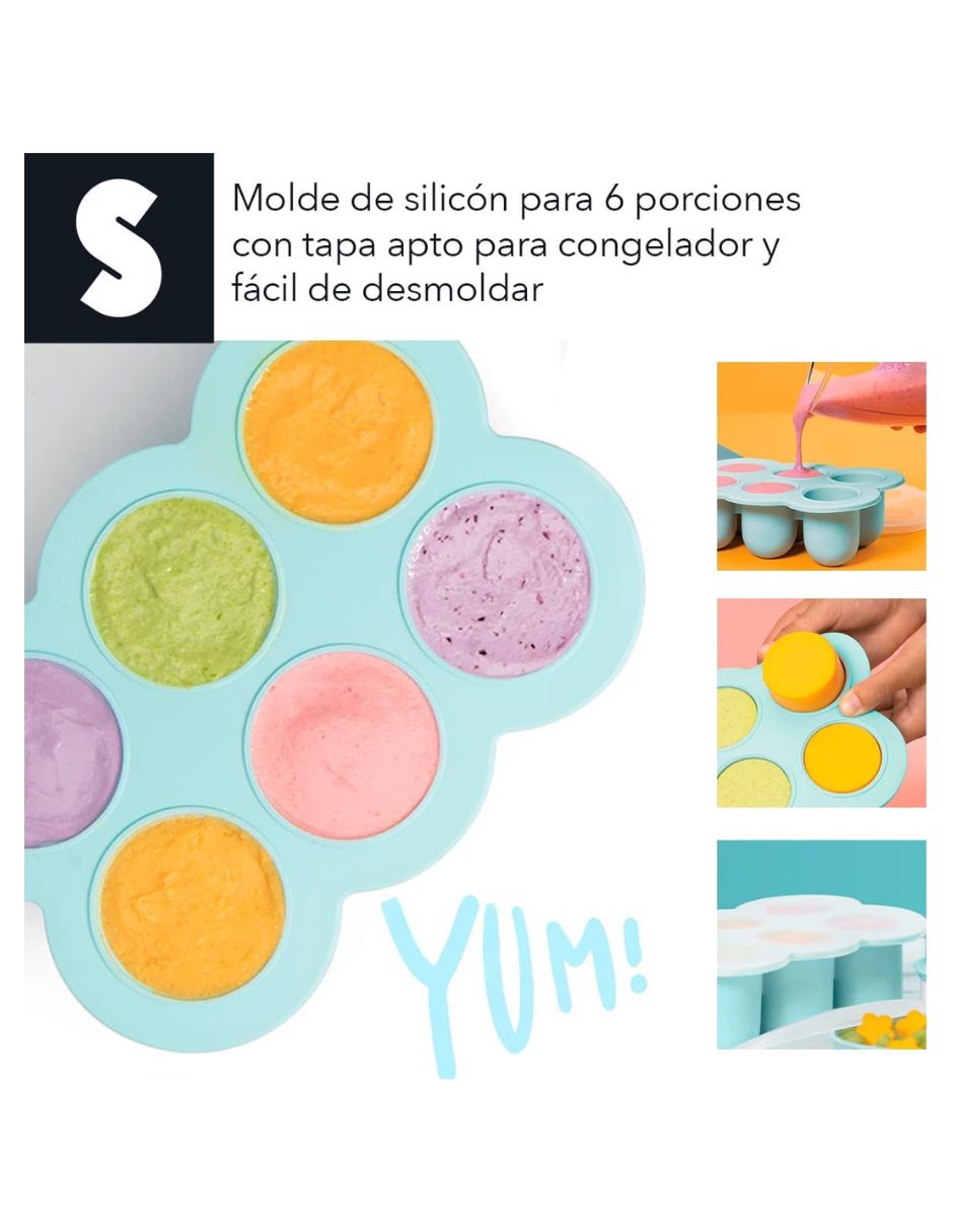Procesador de alimentos para comida de bebé con cuchillas de metal 2