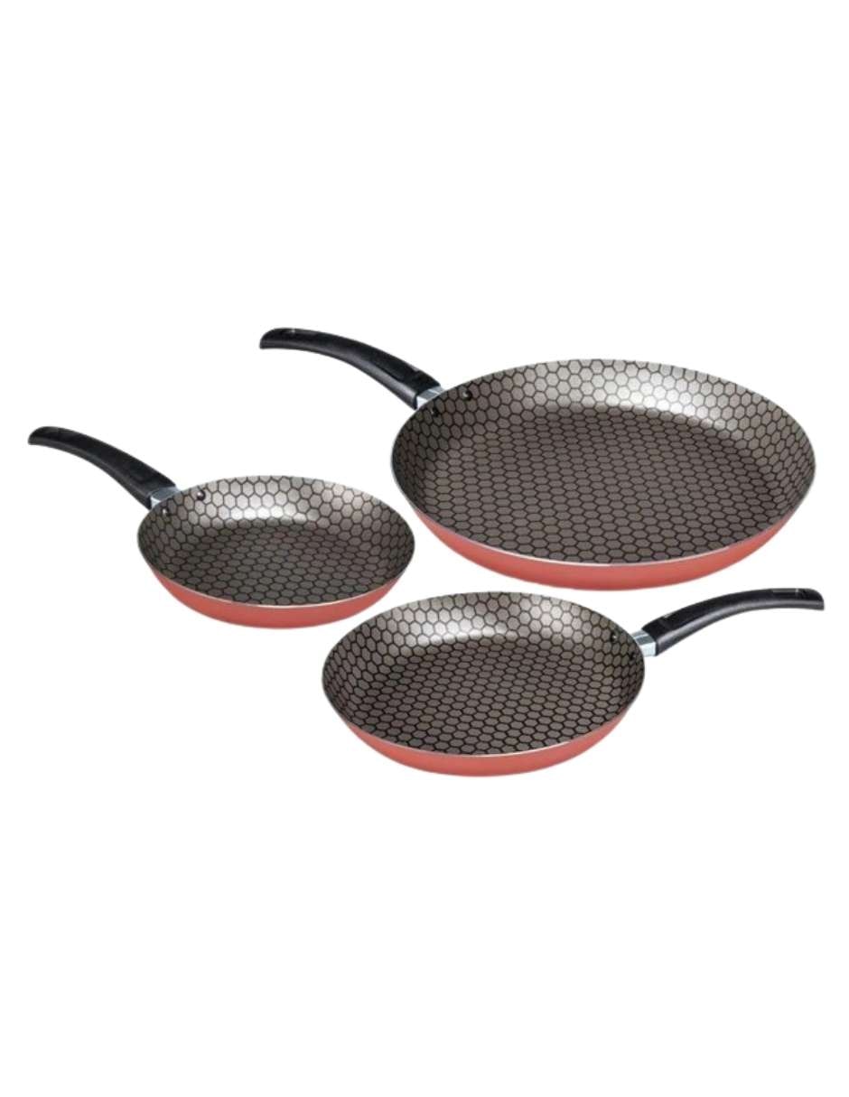 Set de sartenes Fashion Cook de Aluminio 3 piezas