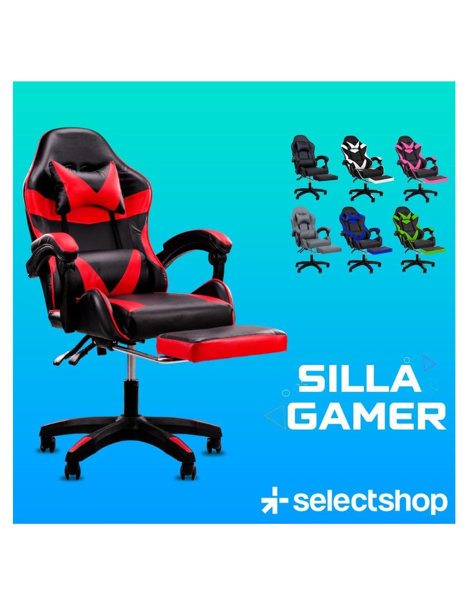 Silla gamer selectshop de plástico