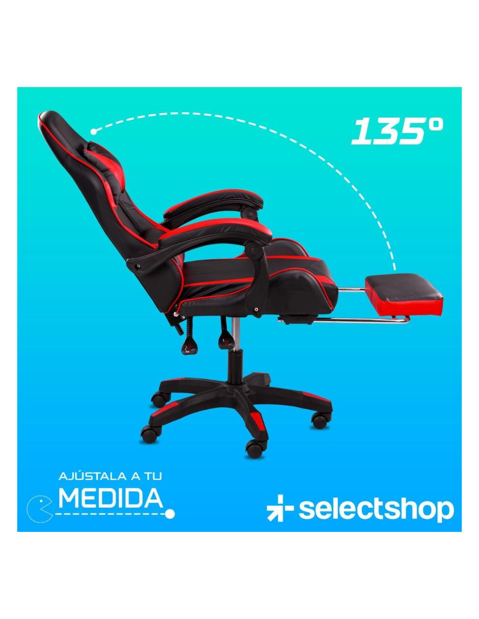 Silla gamer selectshop de plástico