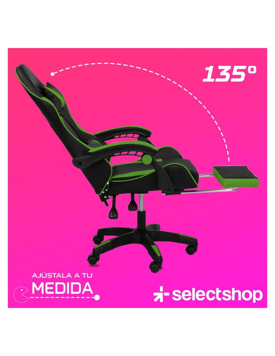 Silla gamer de plástico 6