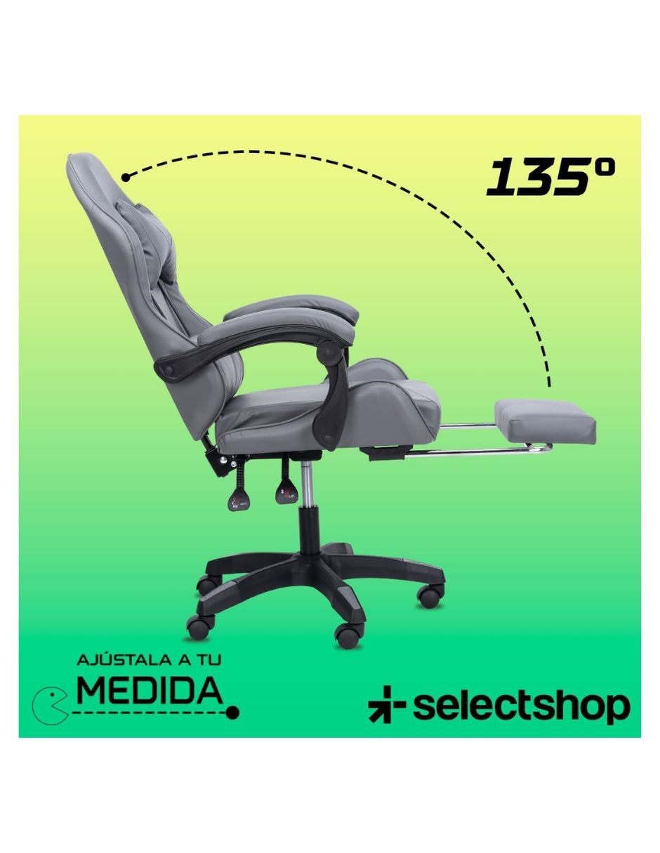 Silla gamer de plástico 6