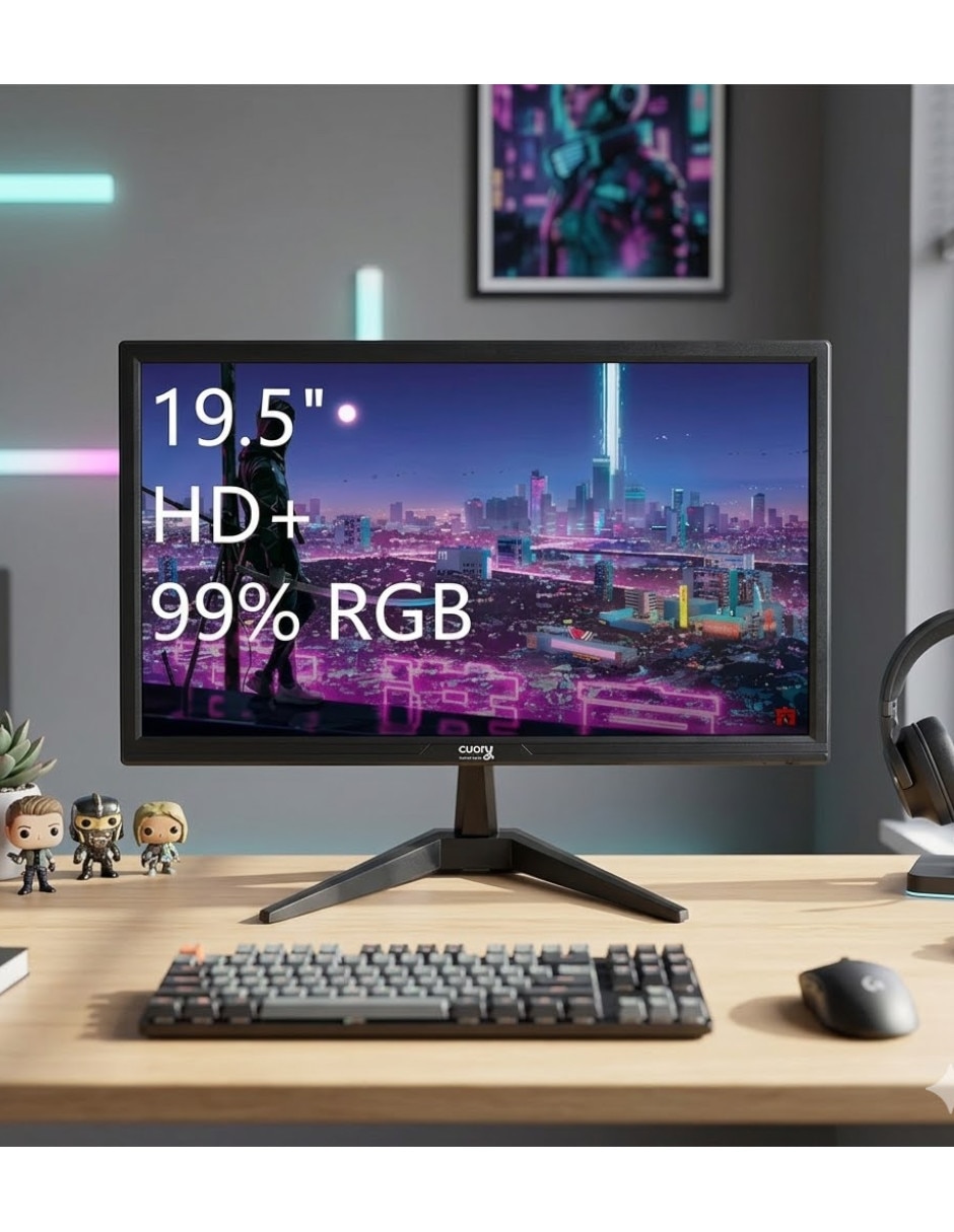 Monitor cuo-mo19f standard hd 19.5 pulgadas cuo-mo19f 6