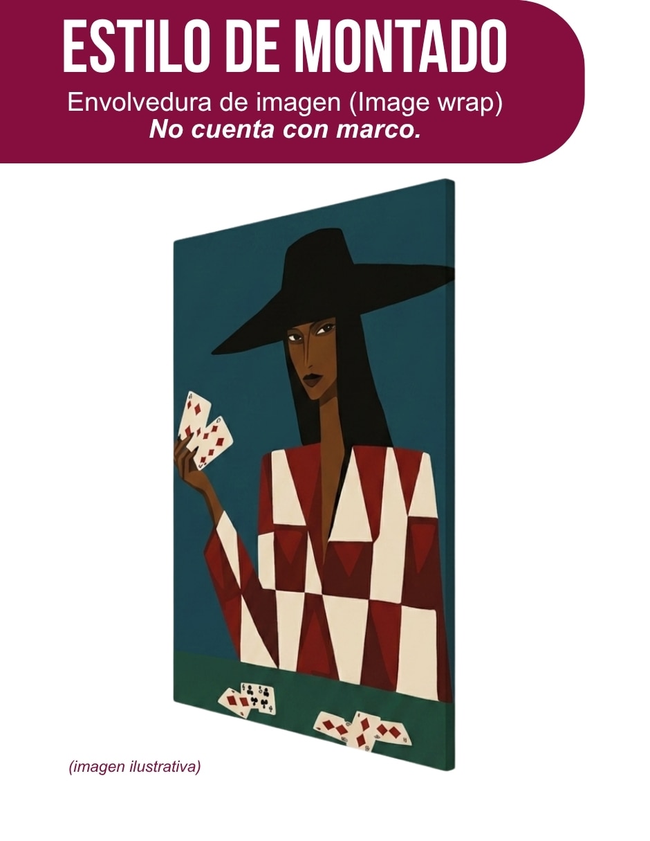 Cuadro decorativo impresion poker 3