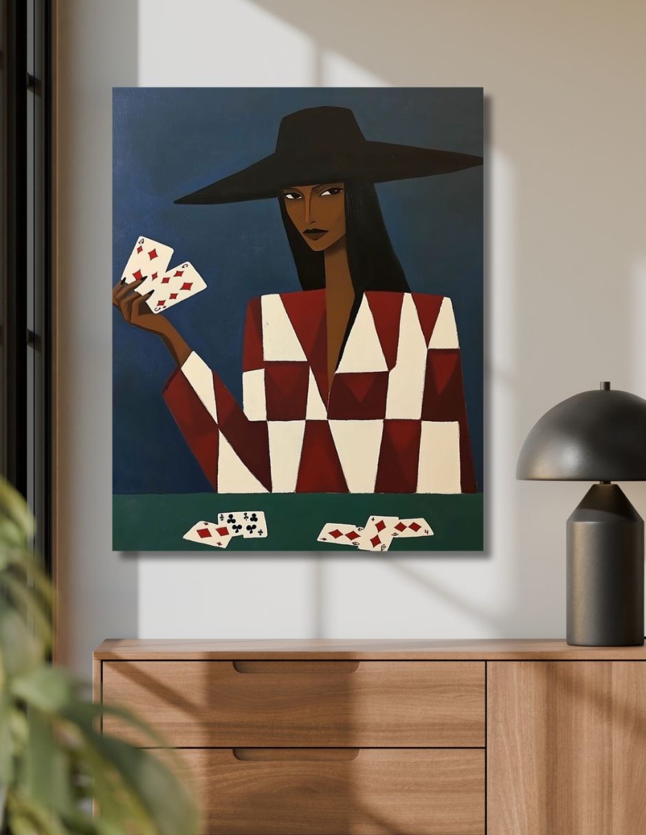 Cuadro decorativo impresion poker 10